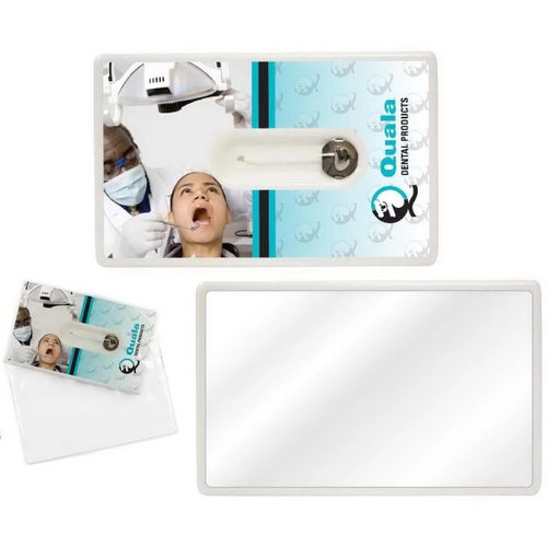 Main photo of Credit Card Style Dental Floss With Mirror