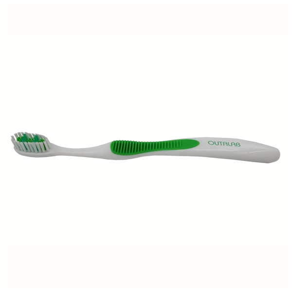 Green color option for Toothbrush With Tongue Scraper