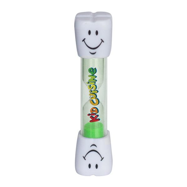 Green color option for Smile Two Minute Brushing Sand Timer