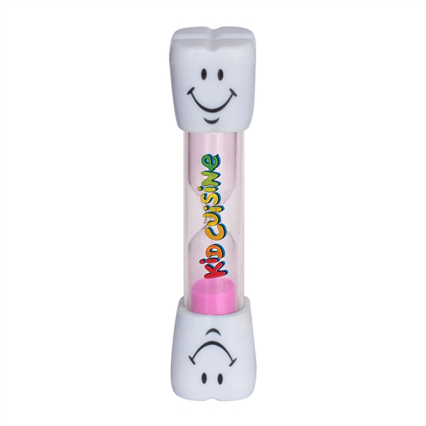 Pink color option for Smile Two Minute Brushing Sand Timer