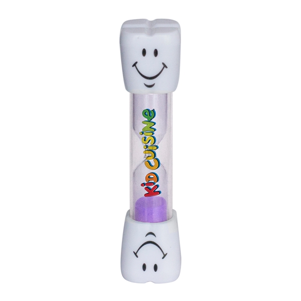 Purple color option for Smile Two Minute Brushing Sand Timer