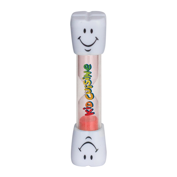Red color option for Smile Two Minute Brushing Sand Timer