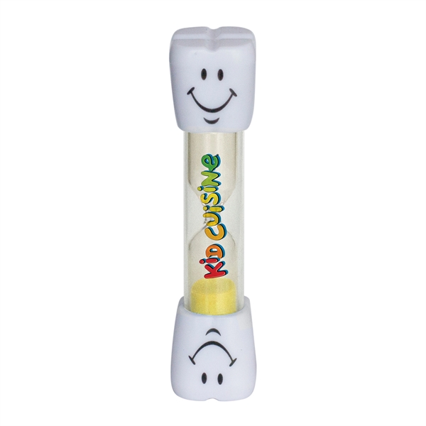 Yellow color option for Smile Two Minute Brushing Sand Timer