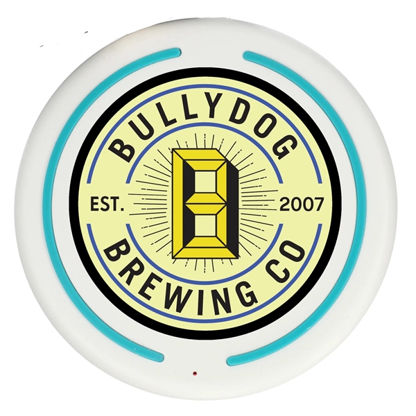 White (Wh) color option for Recycled Abs Fast Wireless Charging Pad