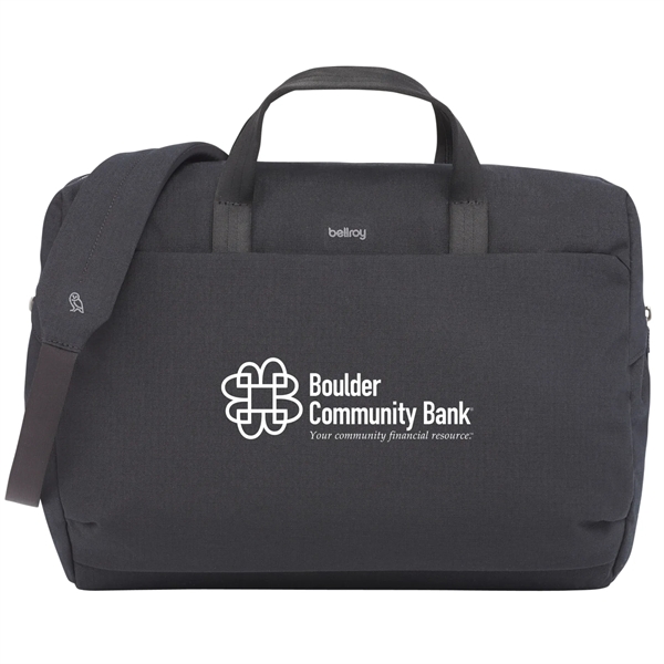 Black (Bk) color option for Bellroy Via 16" Work Bag