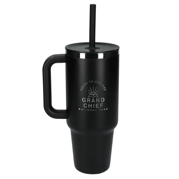 Black (Bk) color option for Hydro Flask® All Around™ Travel Tumbler 40oz With Straw