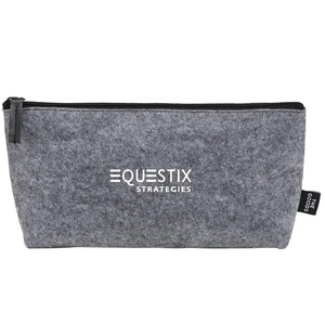 Photo of The Goods Recycled Felt Zippered Pouch