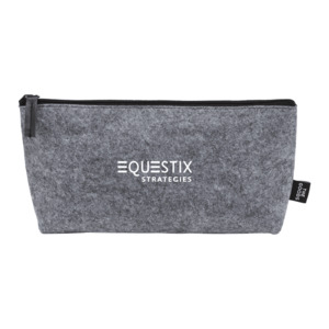 Photo of The Goods Recycled Felt Zippered Pouch