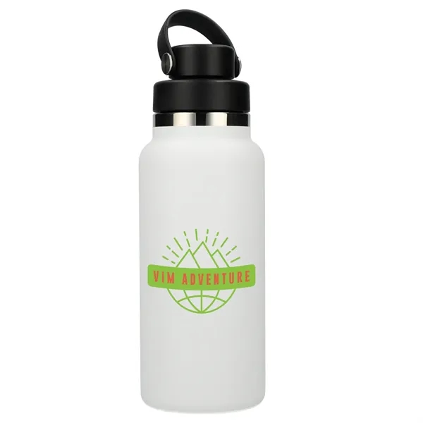 White (Wh) color option for Hydro Flask® Wide Mouth 32oz Bottle With Flex Chug Cap
