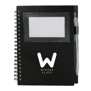 Photo of 5" X 7" Fsc® Recycled Star Spiral Notebook With Pen