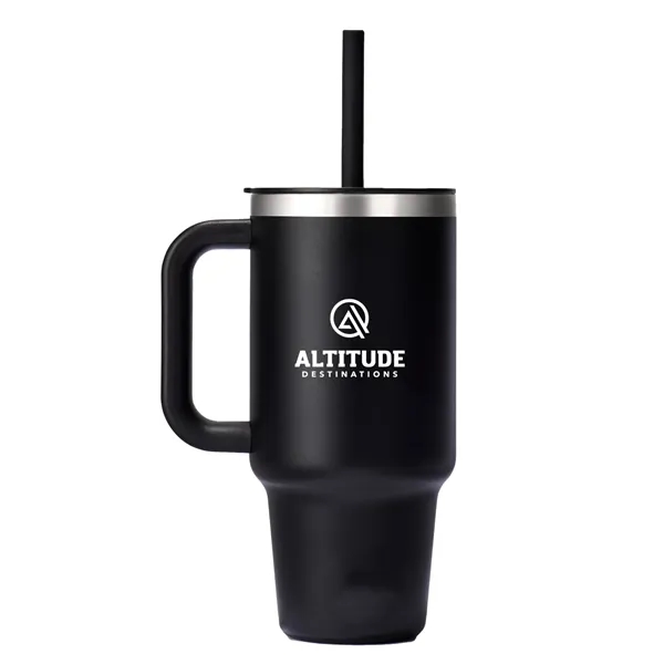 Black (Bk) color option for Hydro Flask® All Around™ Travel Tumbler 32oz With Straw