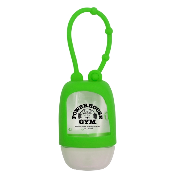 Lime color option for 1 Oz Travel Antibacterial Hand Sanitizer With Adjustable Silicone Strap
