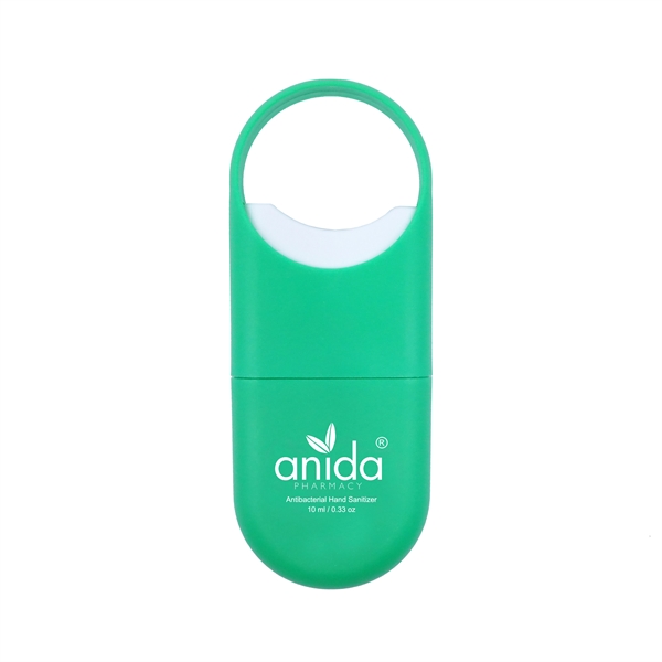 Green color option for 10m L Antibacterial Hand Sanitizer Spray