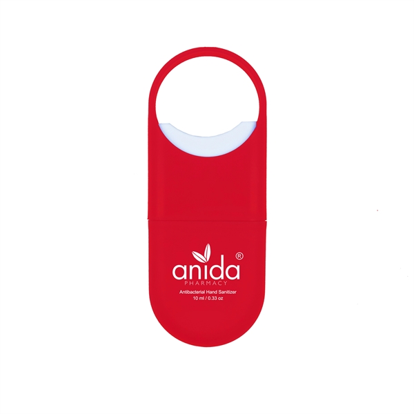 Red color option for 10m L Antibacterial Hand Sanitizer Spray