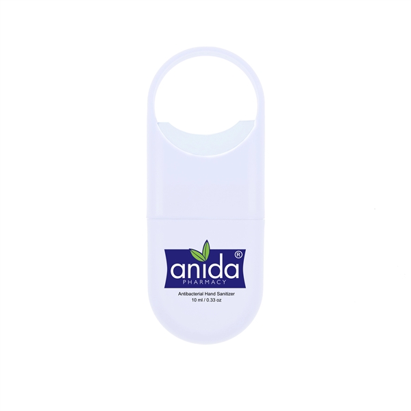 White color option for 10m L Antibacterial Hand Sanitizer Spray
