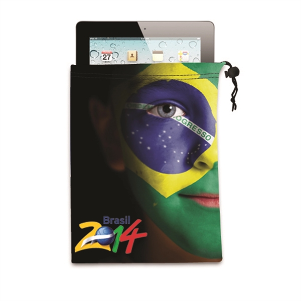 Full Color color option for Ipad/Tablet Microfiber Cloth Pouch