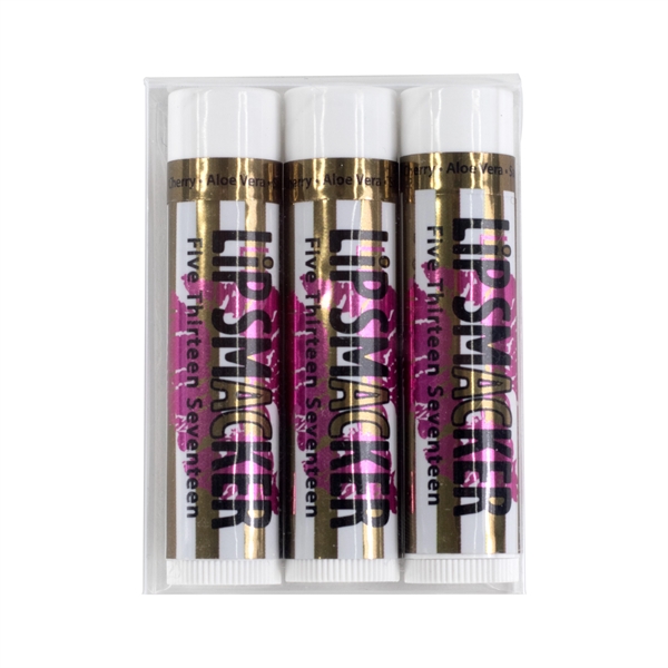 White color option for Lip Balm 3 Pack