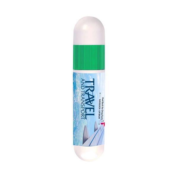 White-Lime color option for Spf Lip Balm And Sunscreen Combo