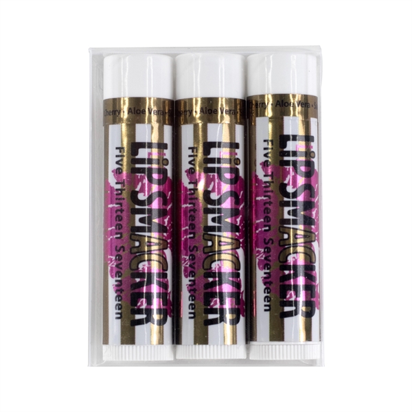 White color option for Lip Balm 3 Pack