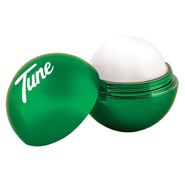 Metallic Green color option for Metallic Finish Round Lip Balm