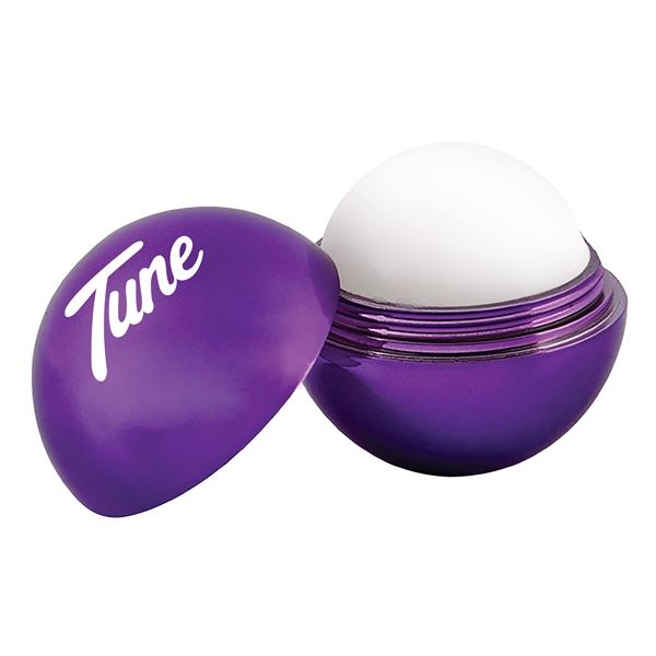 Metallic Purple color option for Metallic Finish Round Lip Balm