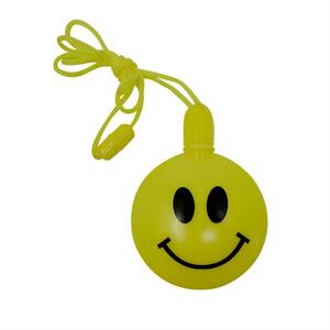 Photo of Happy Face Round Shaped Bubbles With Breakaway Neck Cord