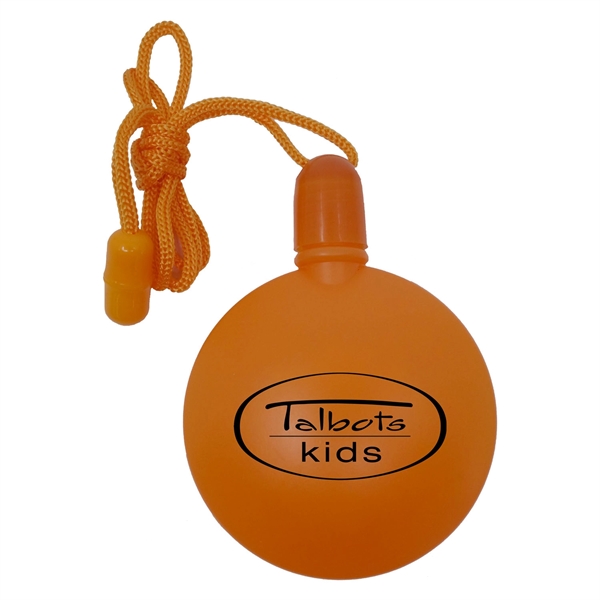 Orange color option for Round Shaped Bubbles With Breakaway Neck Cord