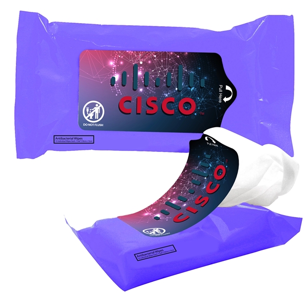 Purple color option for Tek Wipes Antibacterial Wet Wipes In Pouch