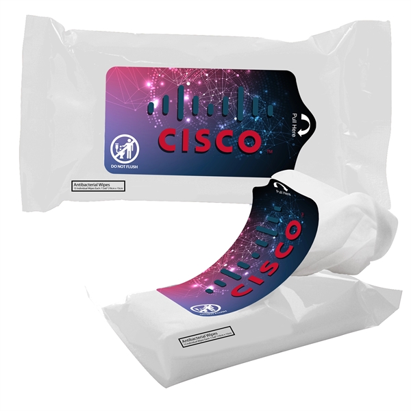 White color option for Tek Wipes Antibacterial Wet Wipes In Pouch