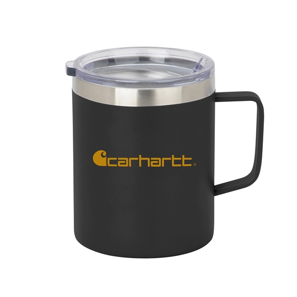 Black-Clear color option for 12 Oz. Stainless Steel Slim Mug