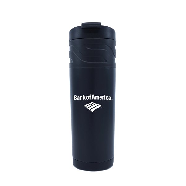 Black-Black color option for 18 Oz. Stainless Steel/Polypropylene Tumbler