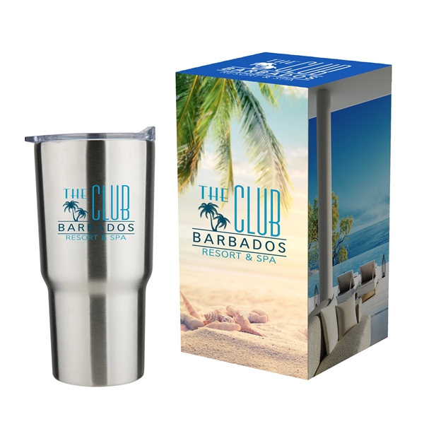 Silver color option for Contoured 30 Oz Stainless Steel Copper Double Lined