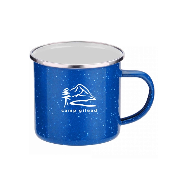 Blue color option for 16 Oz. Iron And Stainless Steel Camping Mug