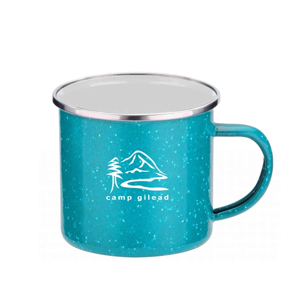 Teal color option for 16 Oz. Iron And Stainless Steel Camping Mug