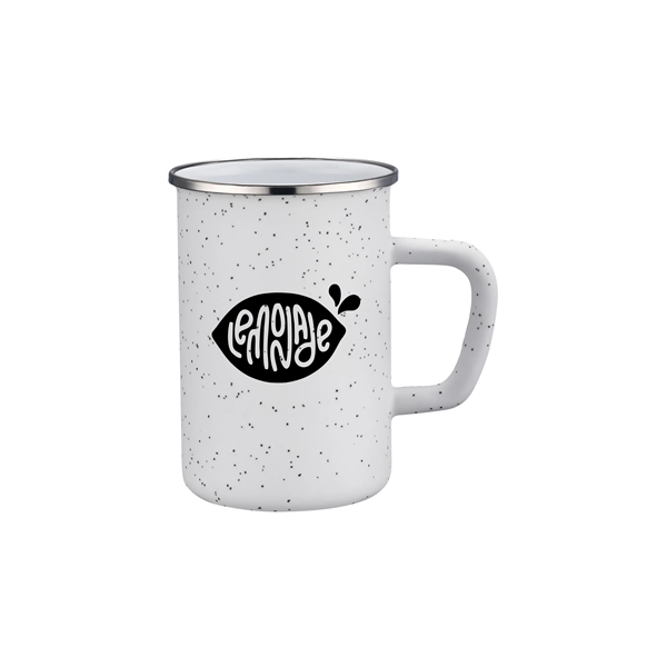 White color option for 22 Oz. Enamel Camping Mug