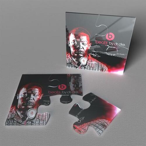 Photo of 3.75" X 3.75" Acrylic Jigsaw Puzzle