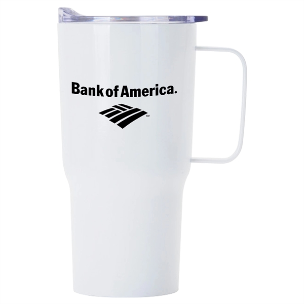 White color option for 20 Oz Contoured Stainless Steel Travel Mug