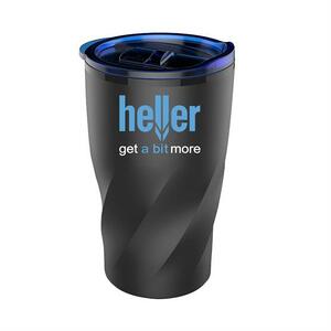 Photo of 14 Oz Black Stainless Steel Twisting Tumbler