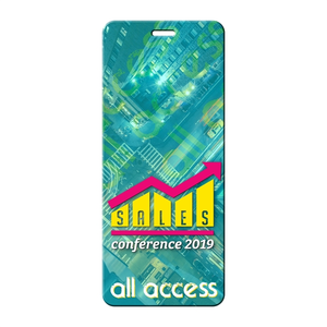 Photo of Press Pass / Lanyard Card 3" X 7"