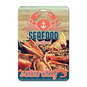 Photo of Press Pass/Lanyard Card 4" X 5.875"