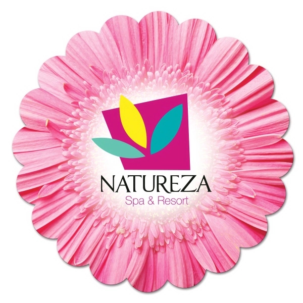 Full Color color option for Flower Magnet