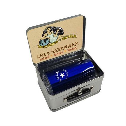 Photo of Retro Lunchbox + 20oz Stainless Steel Tumbler In Vacuum Formed Insert