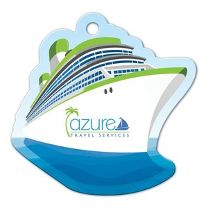 Photo of Cruise Ship Shaped Luggage Tag