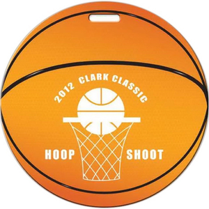 Photo of Basketball Shaped Luggage Tag