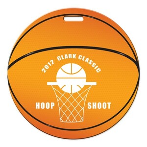 Photo of Basketball Shaped Luggage Tag