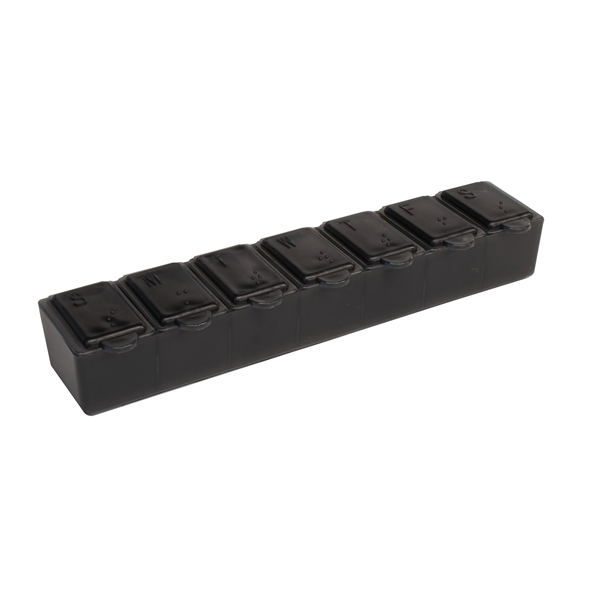 Translucent Black color option for 7 Day Pill Box