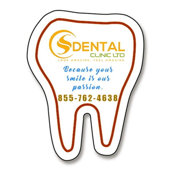 Multi Color color option for Magnet Tooth Shape (1.75x2.25) 30 Mil Outdoor Safe