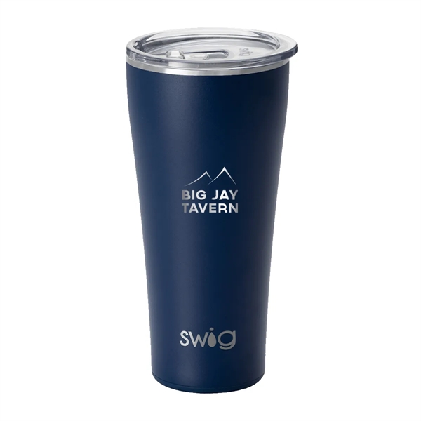Matte Navy color option for Swig® 32 Oz. Matte Tumbler, Laser, Standard