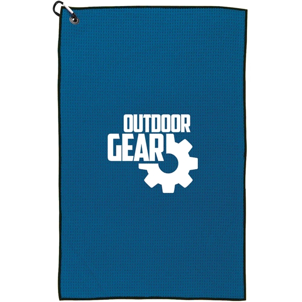 Navy color option for 26" X 16" Waffle Weave Golf Towel