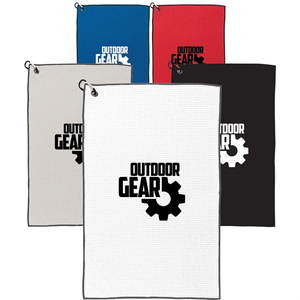 Photo of 26" X 16" Waffle Weave Golf Towel